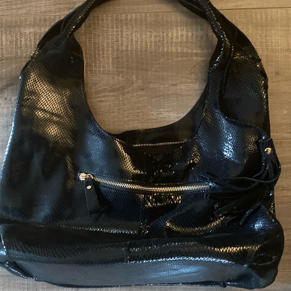 Vintage (NWOT) - Beautiful Maxine Couture Mamba Black Hobo!